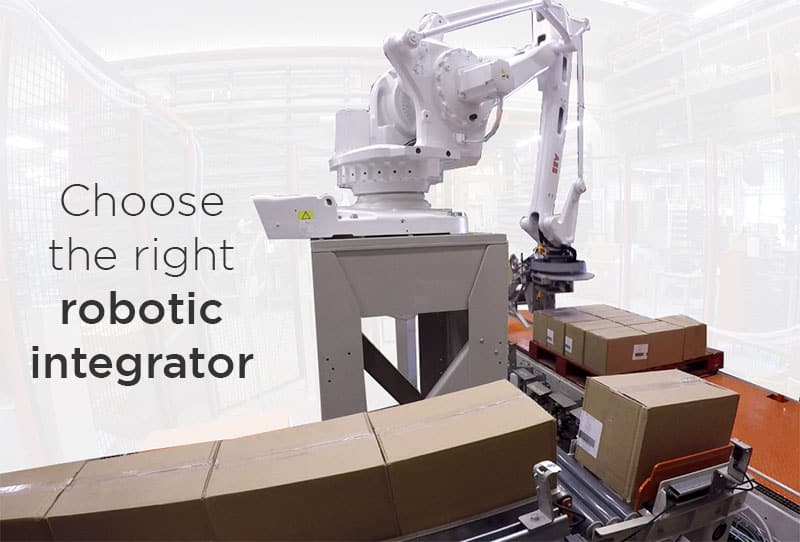 5 key factors to consider before selecting a robotic palletizing  integrator